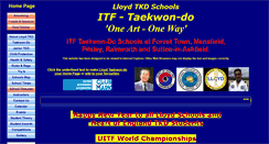 Desktop Screenshot of lloydtaekwondo.com